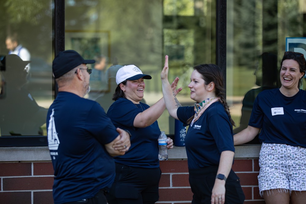 GVSU Alumni high diving